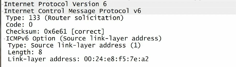 IPv6&#x8DEF;&#x7531;&#x5668;&#x8BE2;&#x95EE;&#x62A5;&#x6587;